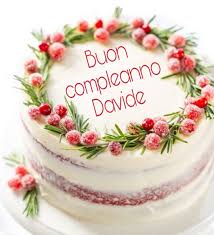 Buon Compleanno Davide Buon Compleanno Compleanno Tavolo Per Festa