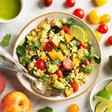 Summer Couscous Salad with Cilantro Lime Vinaigrette