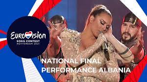The seventh day of rehearsals took place today. Anxhela Peristeri Karma Albania National Final Performance Eurovision 2021 Youtube