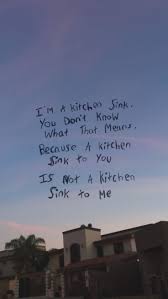 home design plans: kitchen sink lyrics
