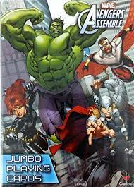 Marvel Comics The Avengers Assemble Jumbo Playing Cards With Instructions For Multiple Games Crazy 8 S Go Marvel Avengers Assemble Avengers Avengers Assemble