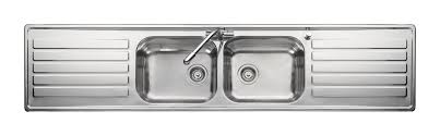 Luxe lx105 stainless steel sink. Leisure Luxe 2 0 Bowl Kitchen Sink Double Drainer Stainless Steel Lx84