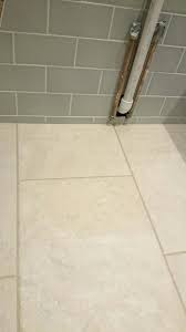 Our New Bathroom Topps Tiles Astrea Sage Crackle Metro With White Grout And Devon Bone With Limestone Tile Floor Bathroom Floor Tiles Cleaning Bathroom Tiles