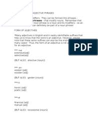 English Semi Detailed Lesson Plan Adjectives As Describing Words Docx Adjective Noun In 2020 Describing Words Nouns And Adjectives Words