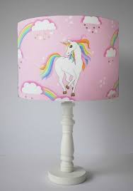 Pink Unicorn Lamp Shades Table Lamp Unicorn And Rainbow Light Etsy Unicorn Lamp Unicorn Bedroom Decor Nursery Decor Girl