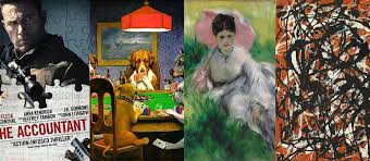 Abstract art is an umbrella term for art that is not representational, although it may be derived from reality. Paintings In The Movie The Accountant Dailyart Magazine