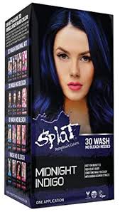 Most permanent hair color formulas need to be applied to dry hair, and having to dry your hair at the start of the appointment can result in wasted time and even extra fees. Splat 30 Wash No Bleach Formula Midnight Indigo Buy Online At Best Price In Uae Amazon Ae