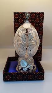 Sterling Silver Filigree Faberge Egg Display Stand How Much Do You Love Your Egg Faberge Jewelry Faberge Eggs Egg Art