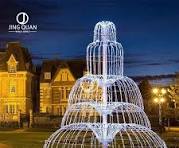Outdoor LED Street Decorative Lighting for Custom Motif 3D Fountain Light  Giant Creative Modelling Sculpture
