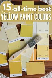 15 Best Yellow Paint Colors To Boost
