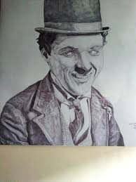My humble attempt to sketch the comic hero of silent films . #chaplin