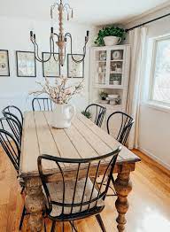 Simple Farmhouse Style Dining Room Farmhouse Style Dining Room Farmhouse Dining Rooms Decor Country Dining Rooms