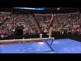 Shawn Johnson Gif 2011 Visa Championships Day 2 Beam First Pass Back Amazing Gymnastics Gymnastics Moves Gymnastics Stunts