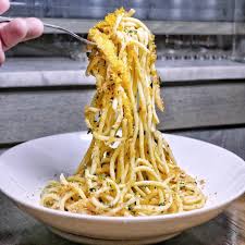 Lift With Me Gelsoandgrand Bucatini Alla Bottarga Littleitaly Pasta Noodles