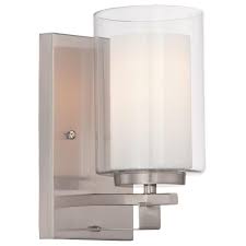 Maybe you would like to learn more about one of these? Minka Lavery Parsons Studio 1 Light Brushed Nickel Bath Wall Mount 6101 84 The Home Depot