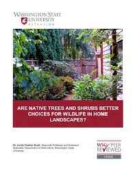 For this reason, the latin name is commonly used to designate trees. Pdf Are Native Trees And Shrubs Better Choices For Wildlife In Home Landscapes