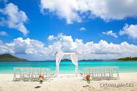 St Thomas Wedding Lindquist Beach St Thomas Wedding Crown Images St Thomas
