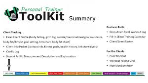 Personal Trainer Toolkit Samples