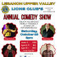 Lebanon Upper Valley Lions Club Annual Comedy Show event image