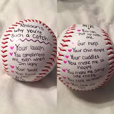 Searching for a truly unique baseball gift? Cute Baseball Gift For Him Diy Gifts For Him Surprise Gifts For Him Romantic Gifts For Him