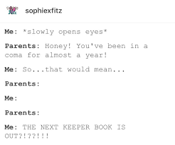 Omg My Reaction To Being In A Coma Would Be This Lost City School For Good And Evil Book Memes