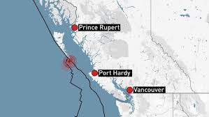 3 Earthquakes Detected Within Minutes Off B C Coast Cbc News Port Hardy Earthquake British Columbia