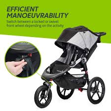 Baby Jogger Summit X3 Black Grey Huggle