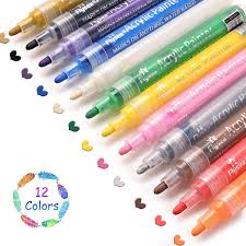 If you're a beginner, a card making set could be an ideal starting point. Acrylic Paint Pens For Rocks Painting Ceramic Glass Wood Fabric Canvas Mugs Diy Craft Making Supplies Scrapbooking Craft Card Making Acrylic Paint Marker Pens Permanent 12 Colors Buy Online In Angola At