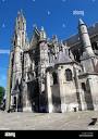 Cathedral Notre-Dame of Senlis, Oise, Picardie, France, Europe ...