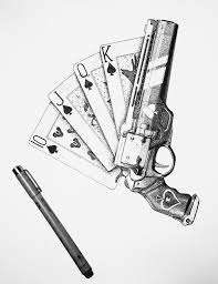 Red And Black Ace Of Spades Destiny 2 My New Dotwork Piece The Ace Of Spades Based On The Weapon From Destiny Ig Mw Inkworks Ace Of Spades Tattoo Ace Of Spades Spade Tattoo