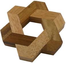 See more ideas about wooden puzzles, wood puzzles, wood toys. Star Of David Wooden Puzzle Brain Teaser 721405377077 Ebay Wood Puzzles Wooden Puzzles Woodworking