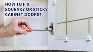 You should dry the kitchen. How To Fix Squeaky Or Sticky Cabinet Doors Wd 40 India