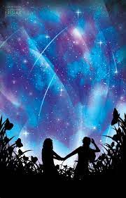 little dose of inspiration 幻想的なイラスト 空イラスト 宇宙 絵