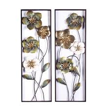 Shop exclusive offers on furniture. 2pc Metal Flowers Wall Decor Overstock 29213849