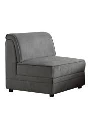 Armless chair measures 30 w x 34 x 33 h. Amazon Com Acme Bois Gray Velvet Armless Chair Furniture Decor