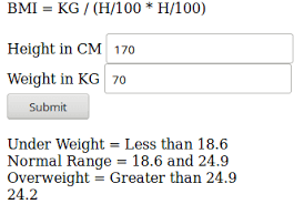 How To Make A Bmi Calculator Using Pure Javascript