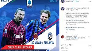 The match starts at 21:45 on 24 july 2020. Starting Xi Ac Milan Vs Atalanta Live Streaming Rcti Plus Akankah Milan Menang Juve Juara Warta Kota