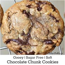 chewy sugar free chocolate chip cookies