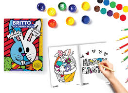 Romero Britto Para Colorear