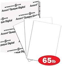 Accent Opaque Thick Cardstock Paper White Paper 65lb Cover 176 Gsm Letter Size 8 5 X 11 Paper 97 Bright 1 Ream 25 Cardstock Paper Card Stock Lettering