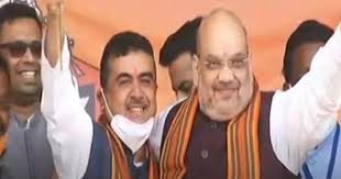 Bjp leader suvendu adhikari appealed to people to vote in large numbers as the whole country is looking at nandigram. Suvendu Adhikari Trinamool Congress Rebel Joins Bjp During Amit Shah S Visit To Bengal