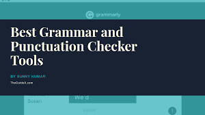 All we need are your custom book report details and a deadline. 10 Best Grammars And Punctuation Checker Tools For Error Free Writing