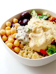 5 Minute Mediterranean Bowl Vegan Meal Prep Recipe Recipe Lunch Recipes Healthy Healthy Lunch Meal Prep Mediterranean Diet Recipes