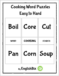 A glossary of common french cooking terms. Cooking Terms Word Search Printable Englishbix