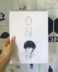 Share the best gifs now. Bts On Bts Drawings Kpop Drawings Bts Fanart