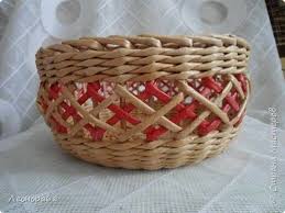 плетение из газет мастер класс елены тищенко пошагово для начинающих Pletenie Iz Gazet U Verusi Basket Weaving Paper Weaving Newspaper Crafts