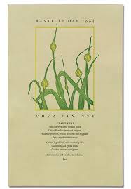 Paris Review Chez Panisse Menus Patricia Curtan Chez Panisse Menu Vintage Menu Menu Book