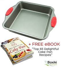 Nonstick Steel 8inch Square Cake Pan By Boxiki Kitchen Durable Convenient Premium Quality Nostick Baking Mold Cookware Squ Cake Pans Baking Molds Baking Pans