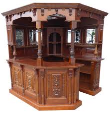 English Mahogany And Carved Walnut Canted Corner Bar For Sale At 1stdibs Bar Furniture Corner Bar Bar Furniture For Sale