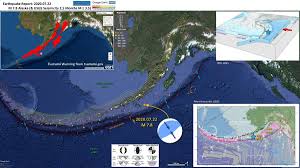 On july 21, at 10:12 p.m. Jason Jay R Patton On Twitter Earthquakereport For M7 8 Subduction Zone Earthquake Along The Megathrust That Forms The Alaska Trench Near Location Of 1938 M 8 2 Tsunami Observed In Area Surrounding Epicenter